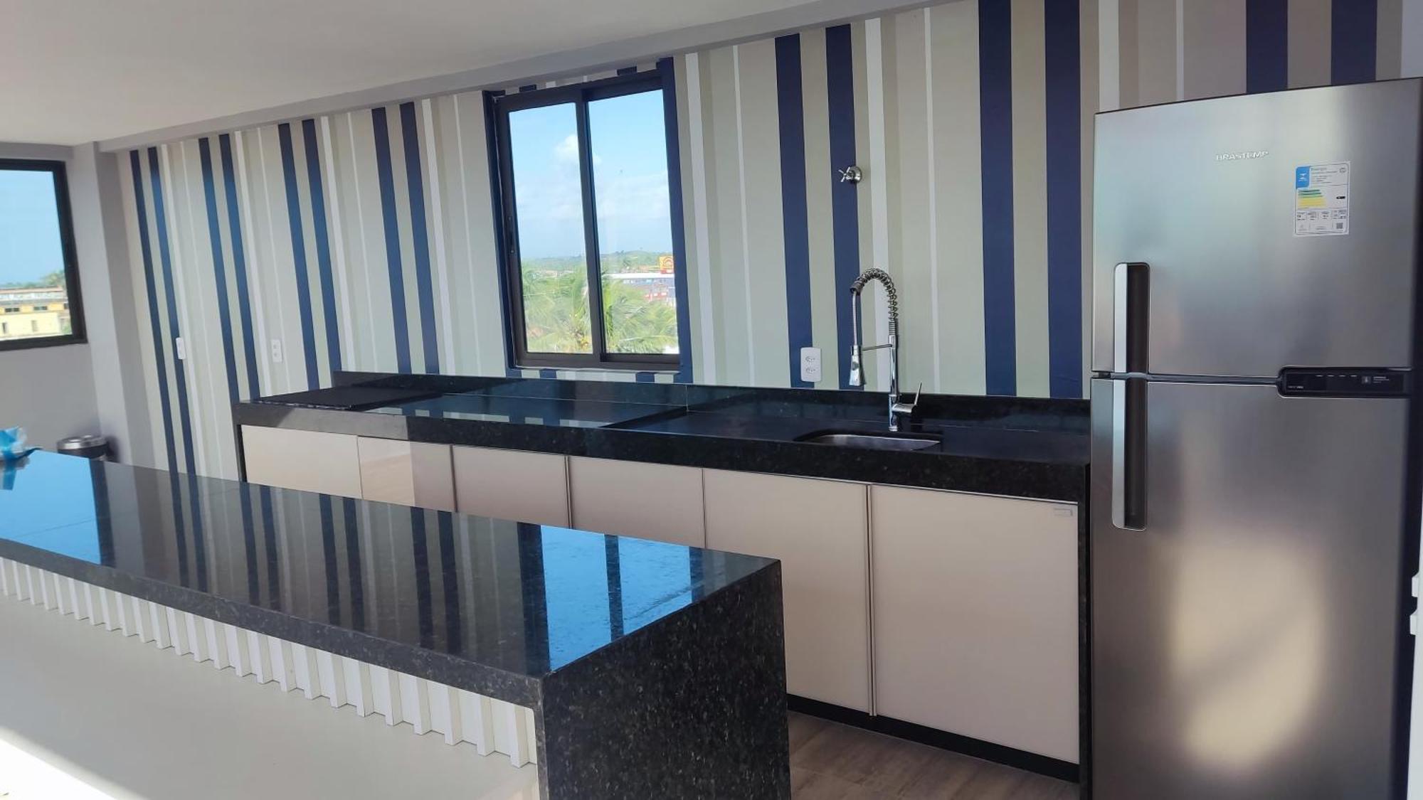 Flat 305 Porto Prime Com Rooftop E Piscina Apartamento Pôrto das Galinhas